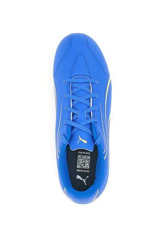 Modri nogometni čevlji z bočnim okrasom Puma Vitoria Fg/Ag Jr