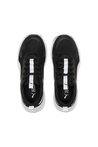 Črni in beli športni copati Puma Evolve Run Mesh Jr