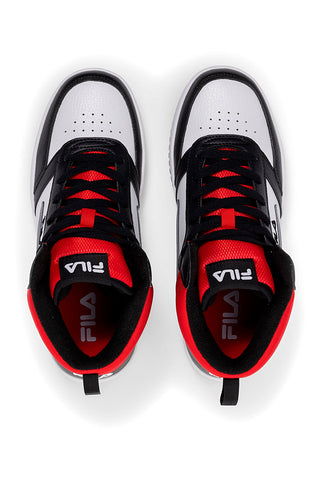 Črni in rdeči superge Mid-Cut z vezalkami FILA REGA NF MID TEENS