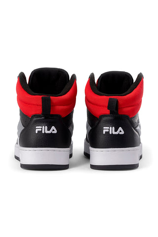 Črni in rdeči superge Mid-Cut z vezalkami FILA REGA NF MID TEENS