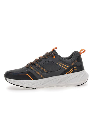 Fitnes čevlji Sivi in oranžni Champion Warrior Low Cut Shoe