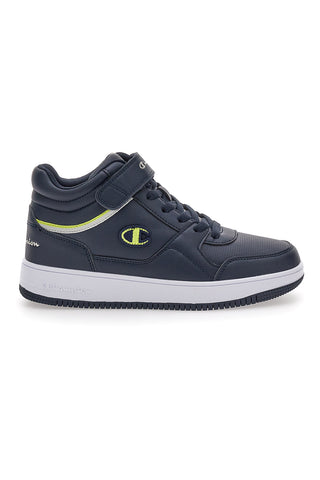 Modri srednje visoki športni copati z velcro zaponko CHAMPION RD18 MID B GS