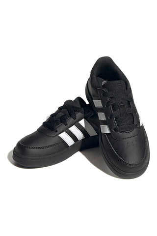 Črni športni copati z belimi trakovi Adidas Breaknet 2.0