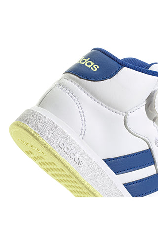 Bele in modre superge Mid-Cut z barvnimi detajli ADIDAS GRAND COURT MID K