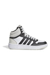 Bele visoke superge z vezalkami Adidas HOOPS 3.0 MID K