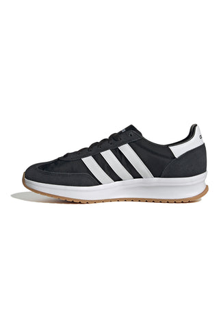 Črni športni copati z belo podplatom in belimi stranskimi trakovi Adidas Run 70s 2.0
