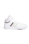 Bele superge z vezalkami Adidas HOOPS 3.0 MID