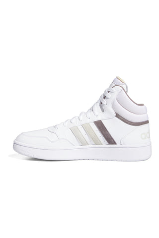 Bele superge z vezalkami Adidas HOOPS 3.0 MID