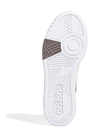 Bele superge z vezalkami Adidas HOOPS 3.0 MID