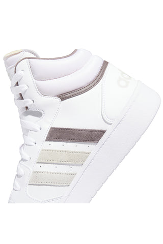 Bele superge z vezalkami Adidas HOOPS 3.0 MID