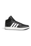 Črni superge Mid-Cut z belimi trakovi ADIDAS Hoops 3.0 Mid