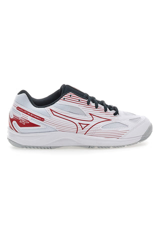Bele in rdeče odbojkarske čevlje Mizuno Cyclone Speed 4