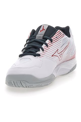 Bele in rdeče odbojkarske čevlje Mizuno Cyclone Speed 4