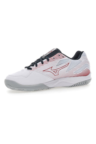 Bele in rdeče odbojkarske čevlje Mizuno Cyclone Speed 4