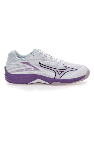 Bele in vijolične odbojkarske čevlje Mizuno Thunder Blade Z