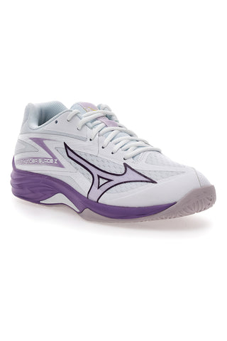 Bele in vijolične odbojkarske čevlje Mizuno Thunder Blade Z