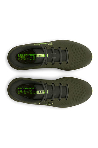 Zelene tekaške čevlje Under Armour Charged Pursuit 3