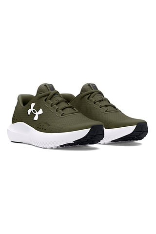 Zelene in bele tekaške copate UNDER ARMOUR BGS SURGE 4