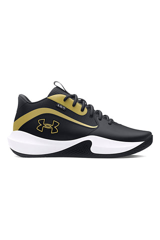 Črni in zlati košarkarski čevlji Under Armour Lockdown 7