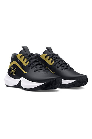 Črni in zlati košarkarski čevlji Under Armour Lockdown 7