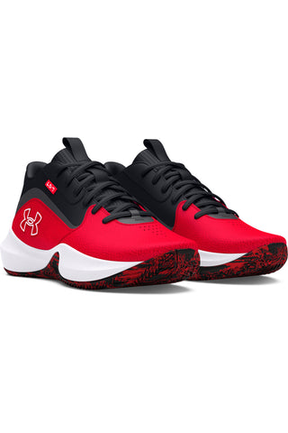 Črni in rdeči košarkarski čevlji Under Armour Lockdown 7