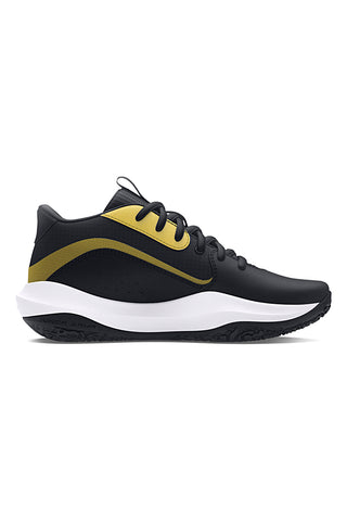 Črni in zlati košarkarski čevlji Under Armour Gs Lockdown 7