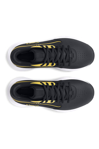 Črni in zlati košarkarski čevlji Under Armour Gs Lockdown 7