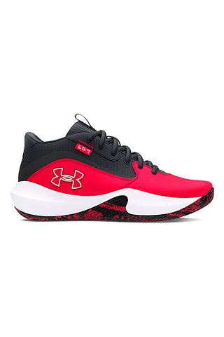 Črni in rdeči košarkarski čevlji Under Armour Lockdown 7