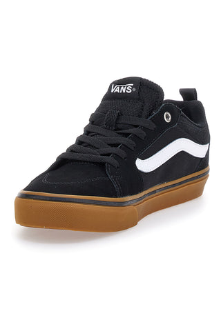 Črni skate čevlji z rjavo podplatom Vans Filmore
