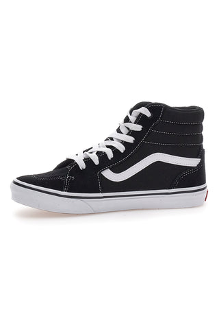 Črni supergi Mid-Cut z belimi detajli VANS FILMONE HI