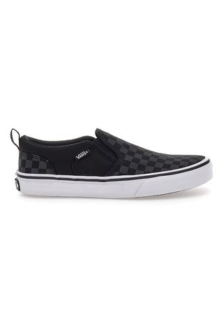 Črne in sive superge Slip-on Vans Asher