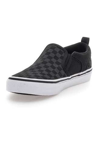 Črne in sive superge Slip-on Vans Asher