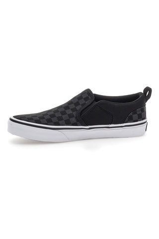 Črne in sive superge Slip-on Vans Asher