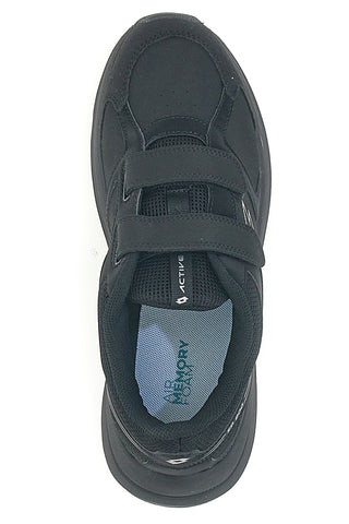 Črni tekaški čevlji z velcro zaponko LOTTO SPEEDRIDE 801 II S