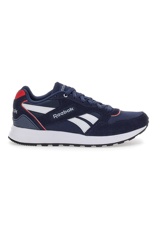 Modri športni copati z logotipom Reebok Gl1000 na strani