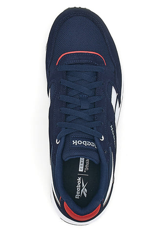 Modri športni copati z logotipom Reebok Gl1000 na strani