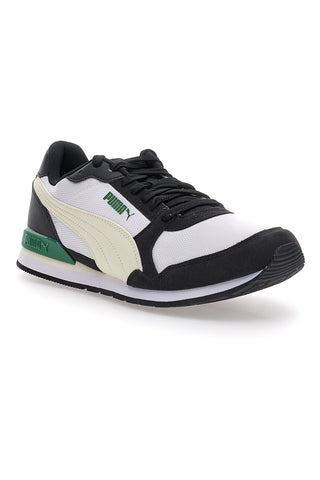 Črne in bele superge z barvnimi detajli Puma St Runner V3 Mesh