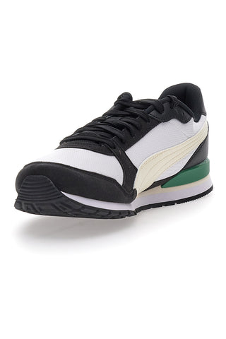 Črne in bele superge z barvnimi detajli Puma St Runner V3 Mesh