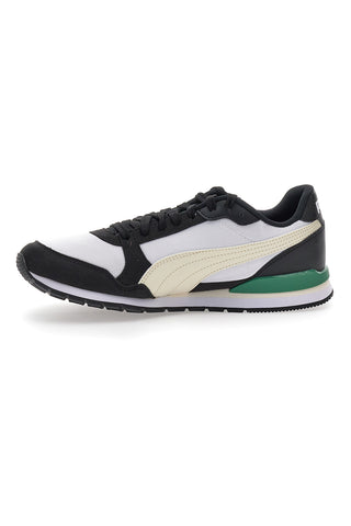 Črne in bele superge z barvnimi detajli Puma St Runner V3 Mesh