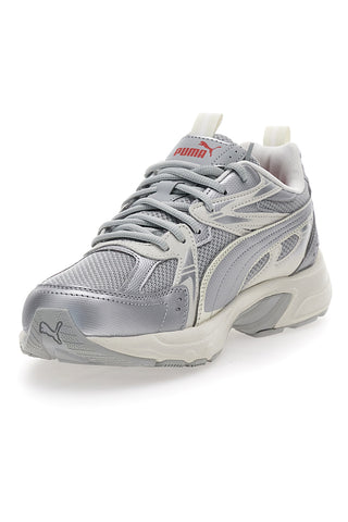Bele in srebrne športne čevlje Puma Milenio Tech