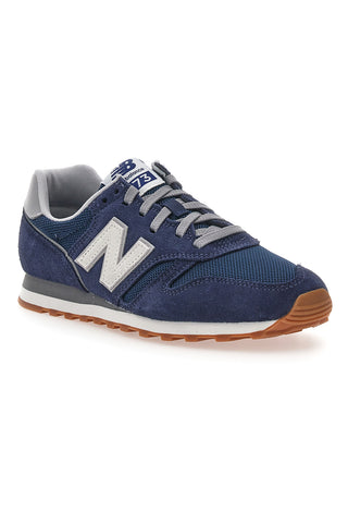 Modri superge z belim logotipom New Balance 373