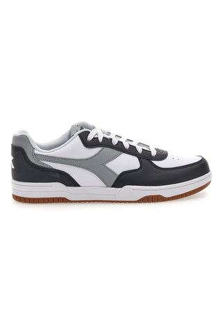 Bele superge z sivim logotipom in črnimi detajli DIADORA RAPTOR LOW