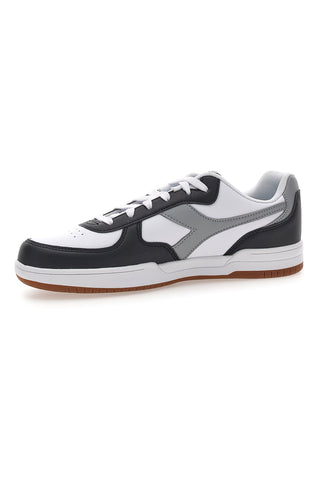 Bele superge z sivim logotipom in črnimi detajli DIADORA RAPTOR LOW