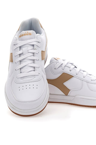 Bele superge z logotipom DIADORA RAPTOR LOW v barvi bež