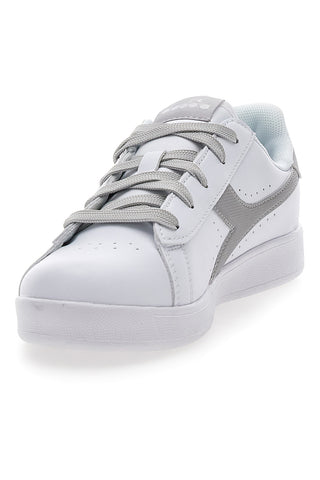 Bele in srebrne superge z vezalkami DIADORA GAME P CAMO GS