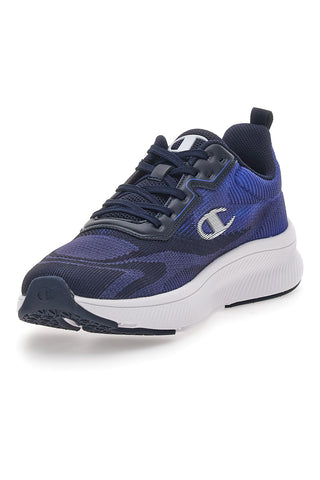 Črni in modri športni copati z mrežastim zgornjim delom CHAMPION GALACTIC Low Cut Shoe