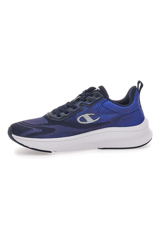 Črni in modri športni copati z mrežastim zgornjim delom CHAMPION GALACTIC Low Cut Shoe