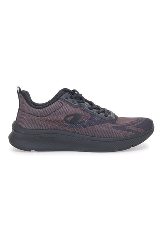 Črni in rdeči športni copati z mrežastim zgornjim delom CHAMPION GALACTIC Low Cut Shoe
