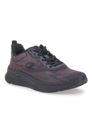 Črni in rdeči športni copati z mrežastim zgornjim delom CHAMPION GALACTIC Low Cut Shoe