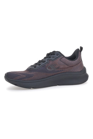 Črni in rdeči športni copati z mrežastim zgornjim delom CHAMPION GALACTIC Low Cut Shoe